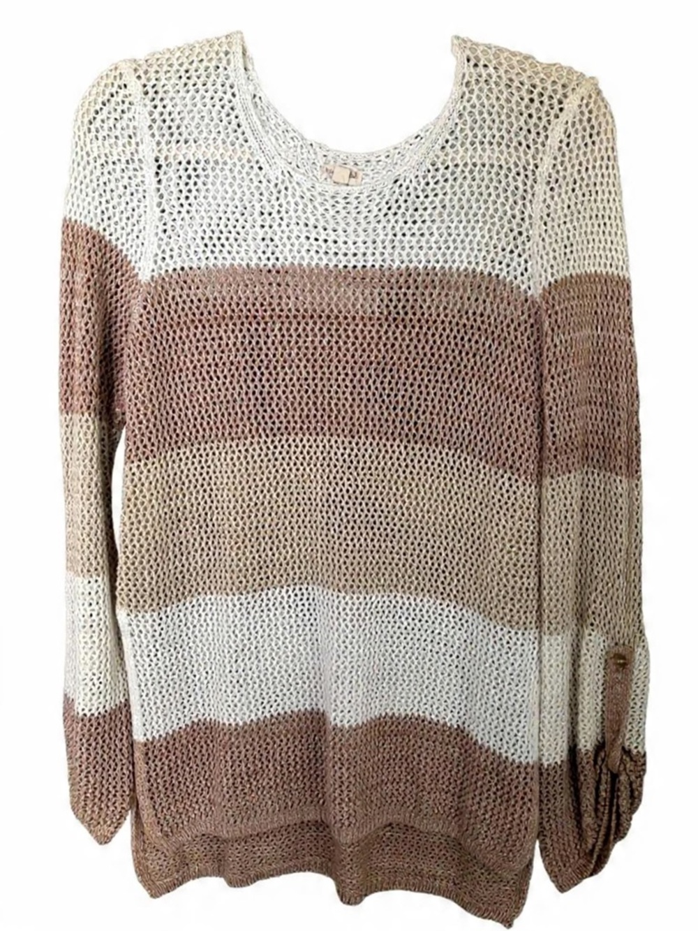 Hem & Thread Multi-Tone Knit Sweater